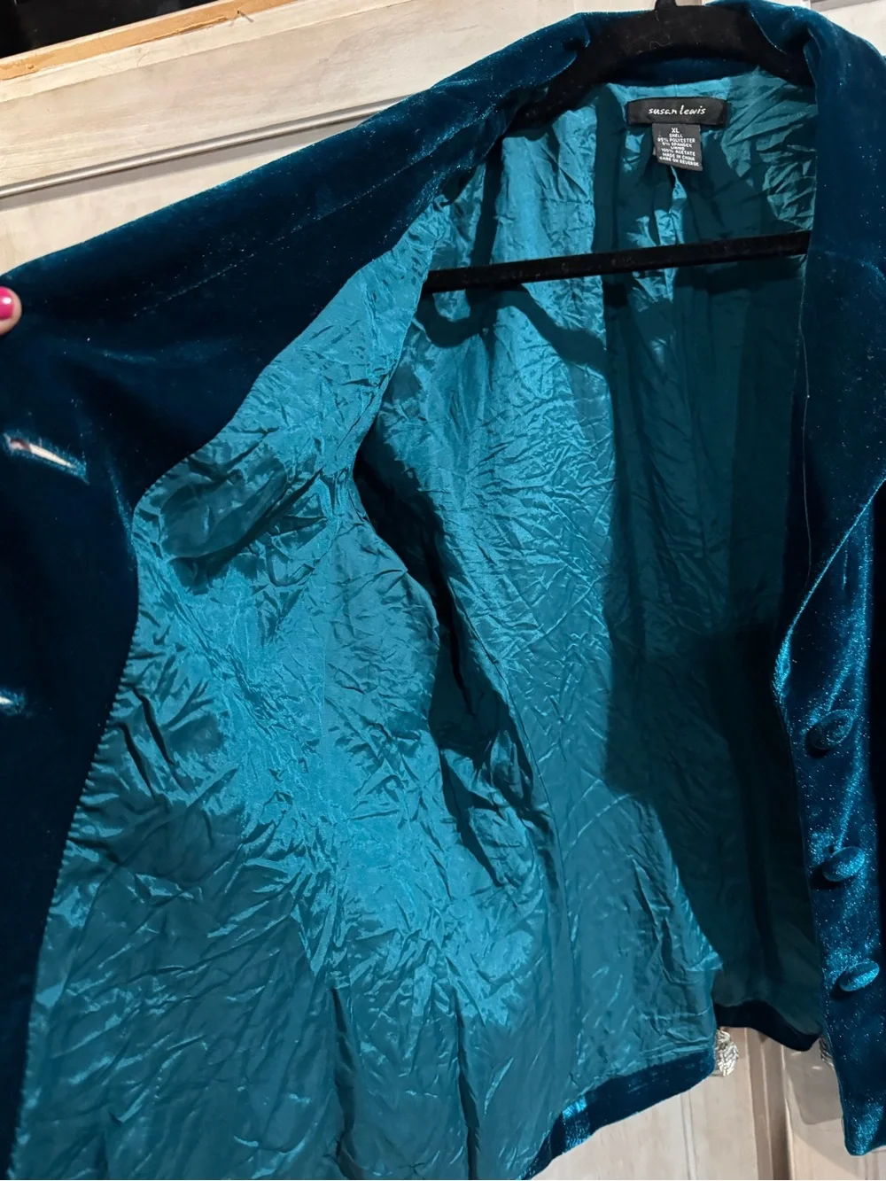 Coldwater Creek luxurious teal